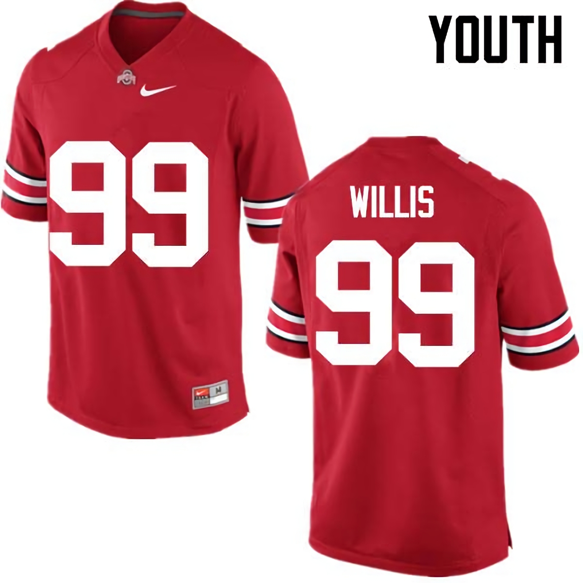 Bill Willis Ohio State Buckeyes Youth NCAA #99 Nike Red College Stitched Football Jersey CNW1256WD
